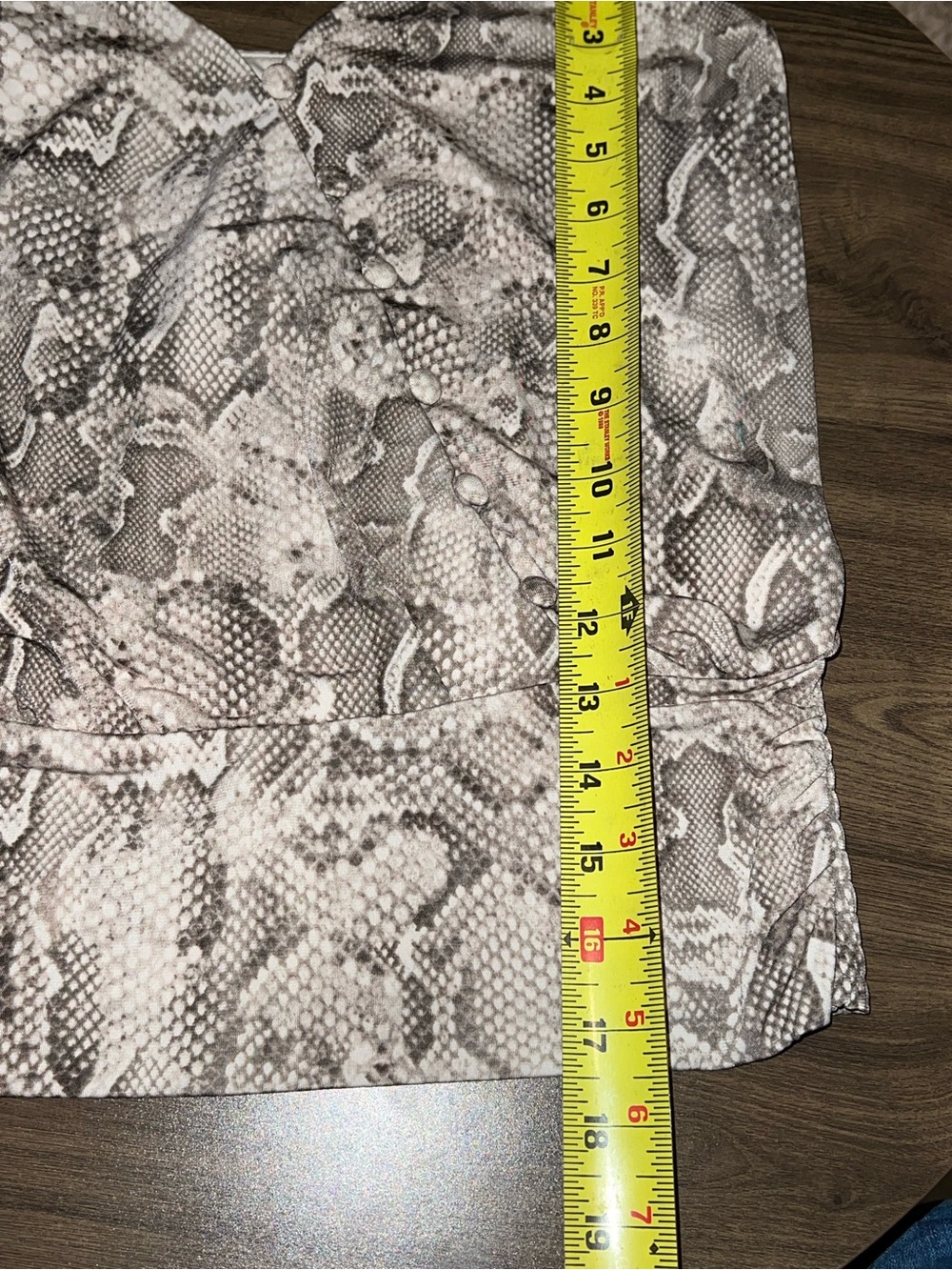 White House Black Market Snake-Print Cami in Neutral Tones - Picture 6 of 8